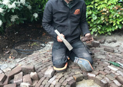 Tuin bestrating in Hilversum